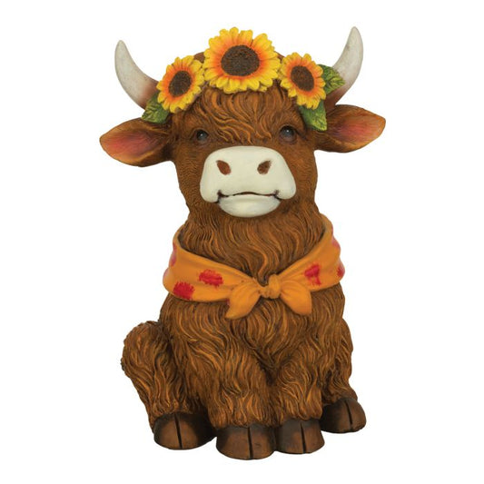 Meadow Bloom Highland Cow