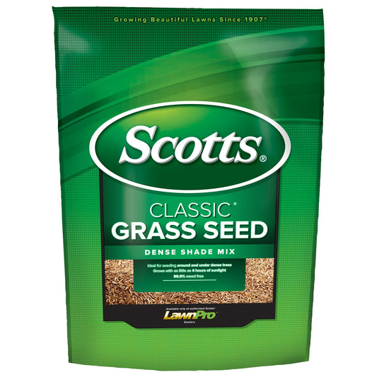 SCOTTS GRASS SEED DENSE SHADE 3LB BG