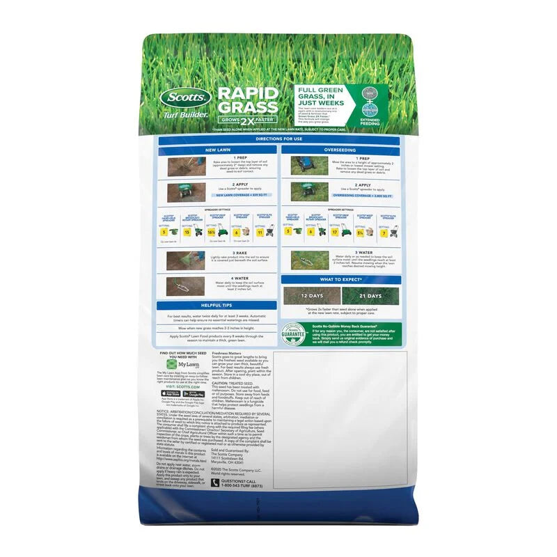 Rapid Grass Seed 5.6 LB