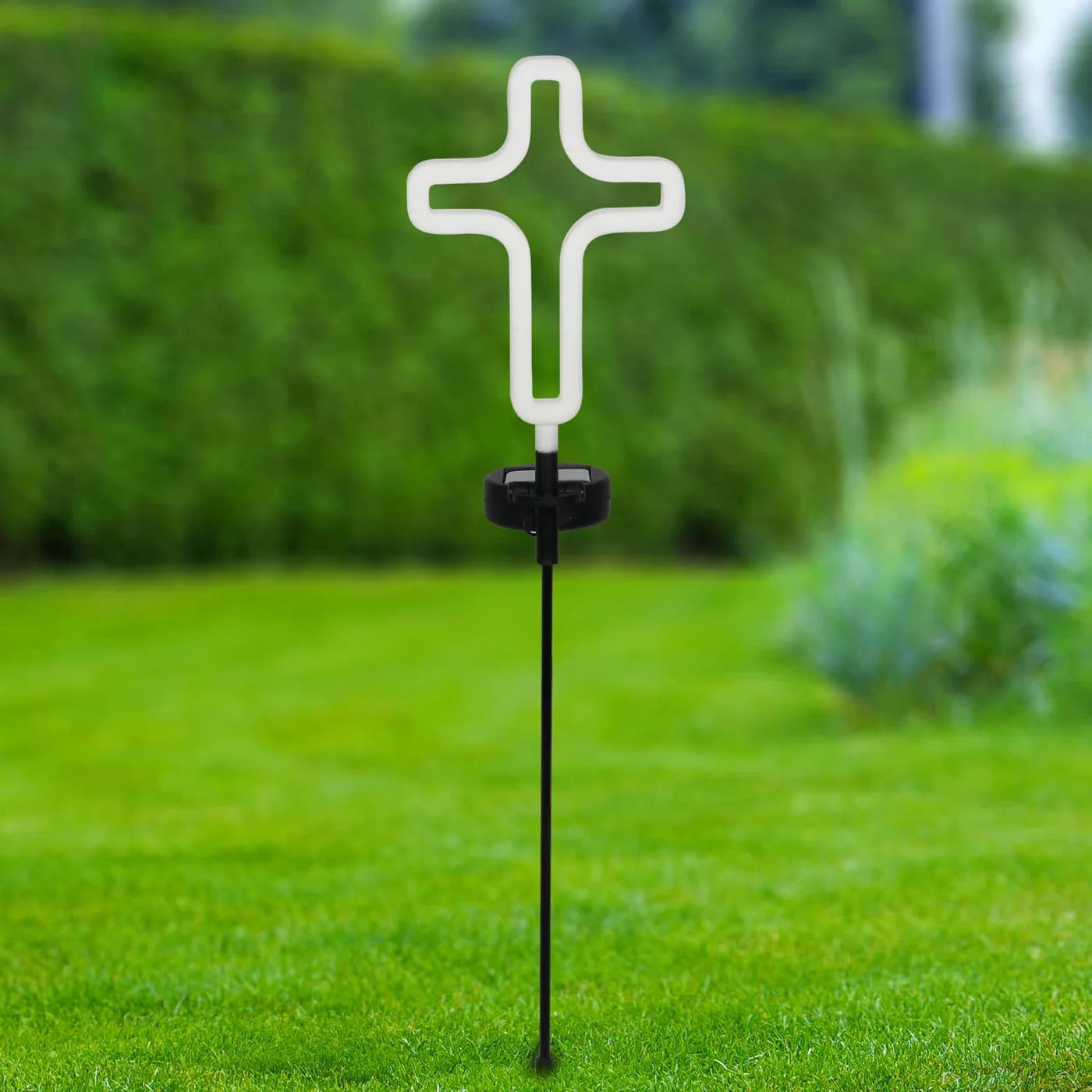 Solar Plastic Cross Stake