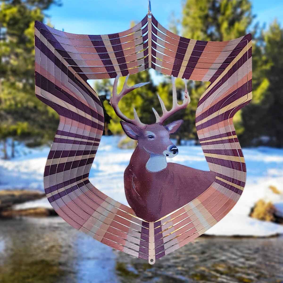 White Tail Deer Wind Spinner