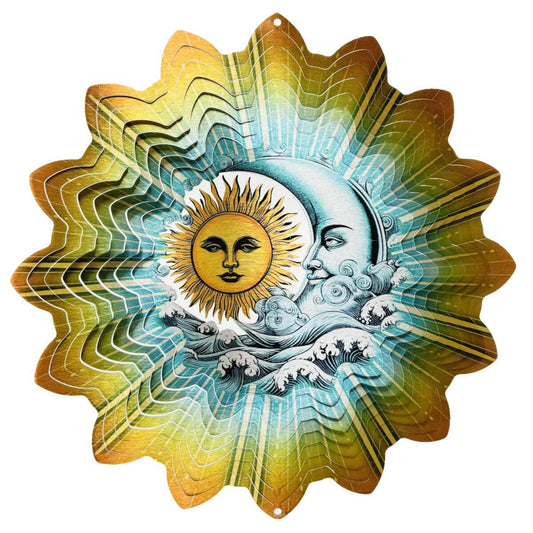 Sun and Moon Wind Spinner