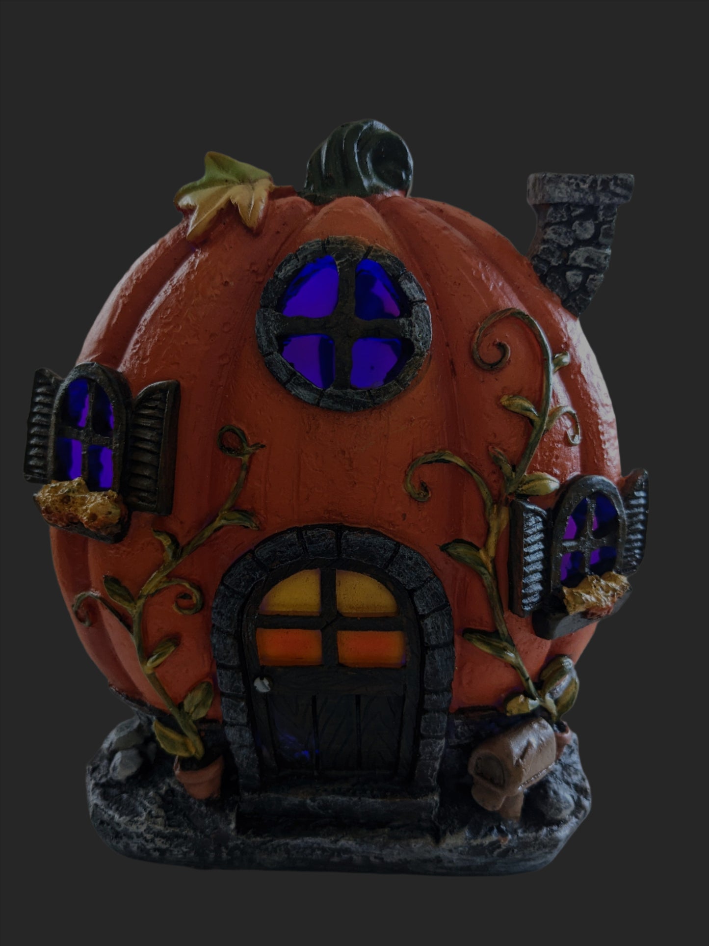 LED Pumpkin House