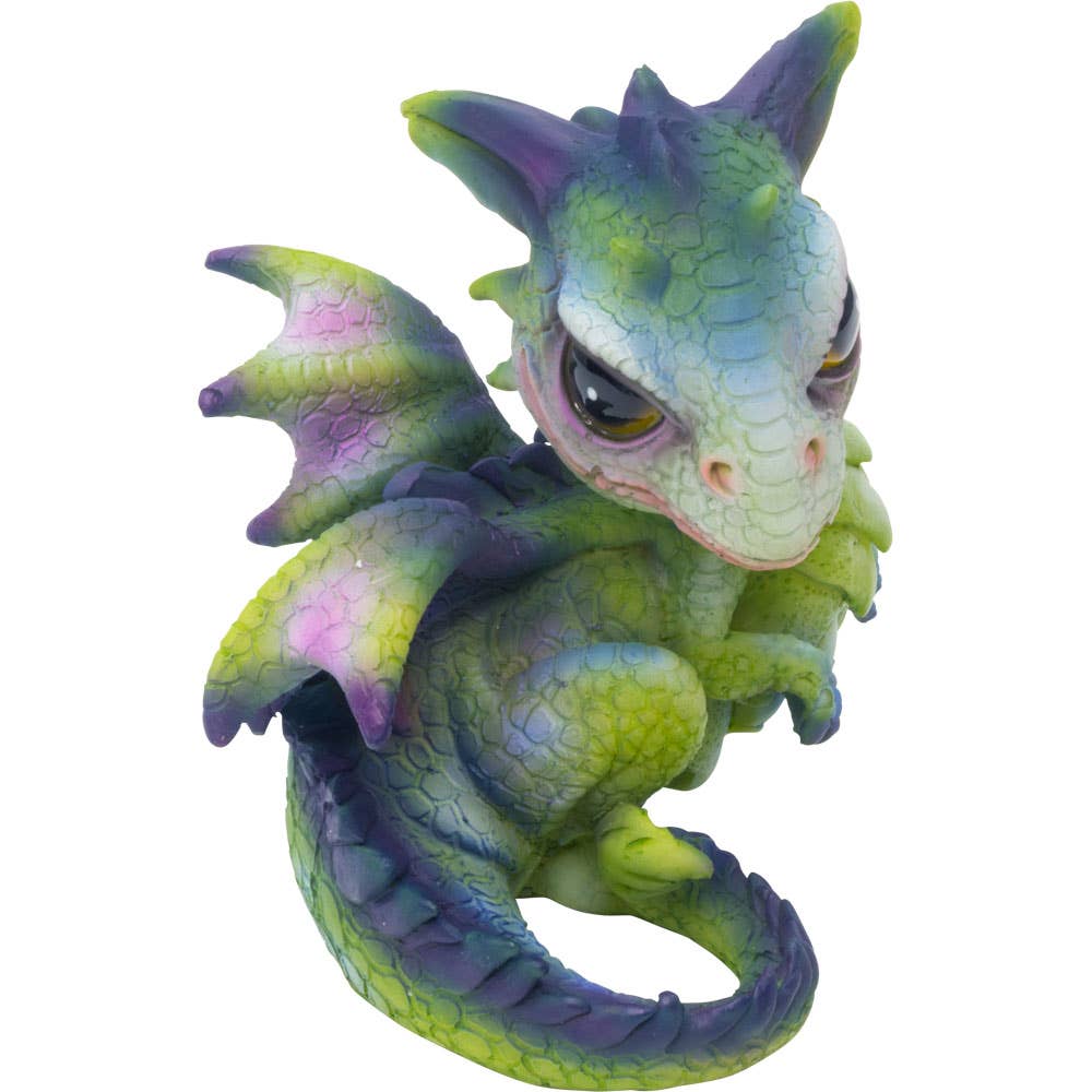 Polyresin Baby Dragon Figurine - Watching (Each)
