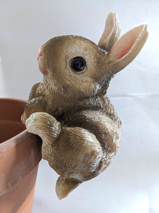 Brown Bunny Pot Hanger