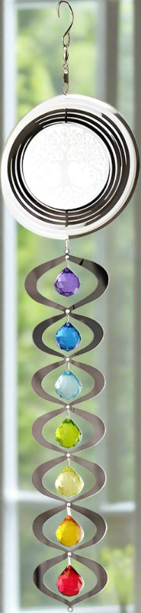 Chrome Tree of Life Spinner