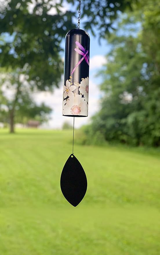 Chime Bell Dragonfly And Flower
