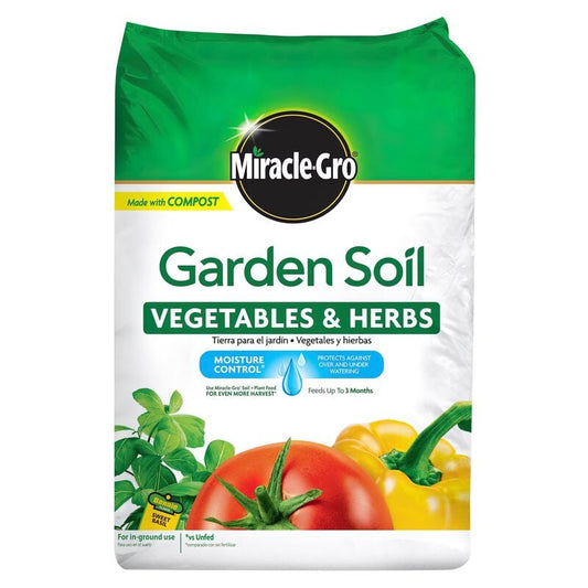 Miracle-Gro Garden Soil Vegetable & Herbs-1.5 cu.ft.