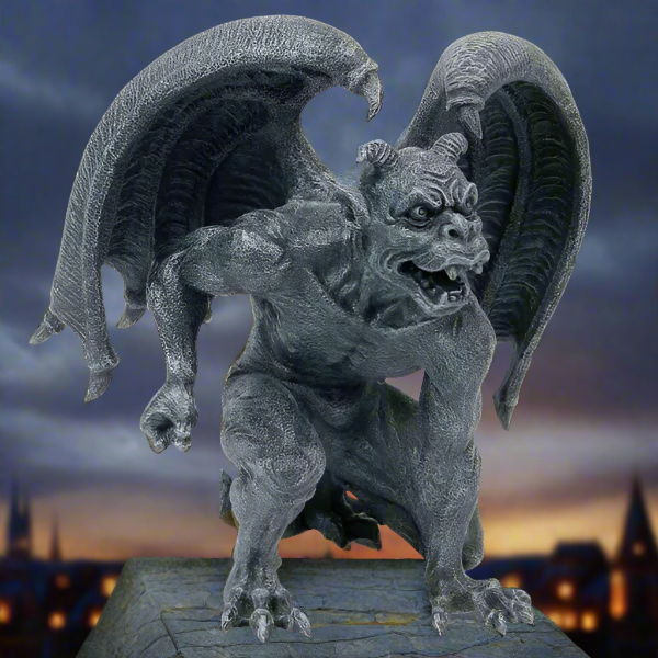 Horned Grotesque Gargoyle