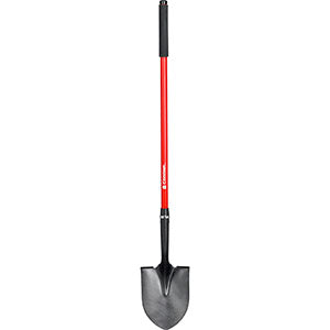 #2 Round Point Shovel 15 Gauge 48" Fiberglass Handle