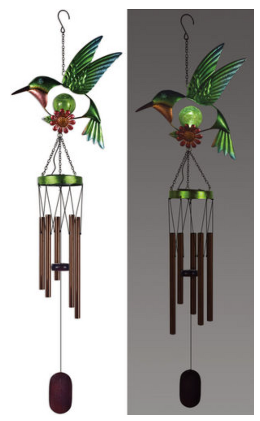 Hummingbird Solar Chime 38"