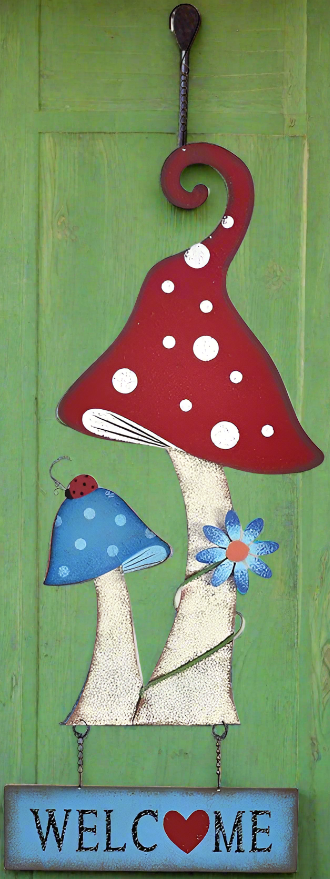 Red Mushroom Sign