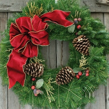 25" Cranberry Splash Wreath