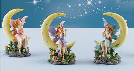 Fairy Sitting on Moon