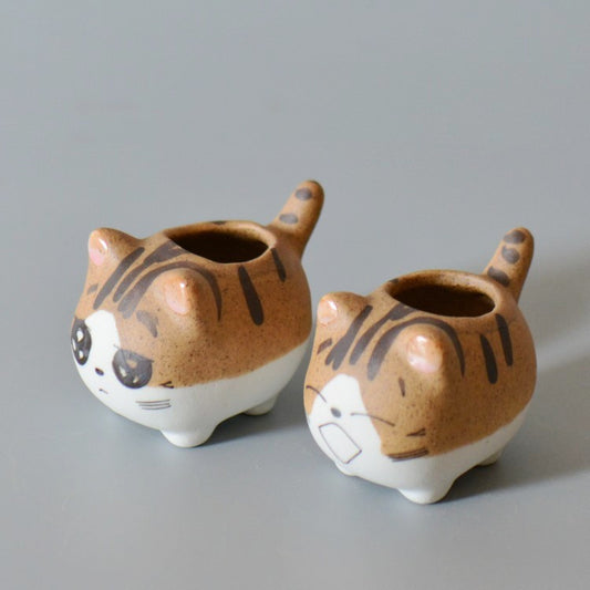Ceramic Kitten Mini Planter