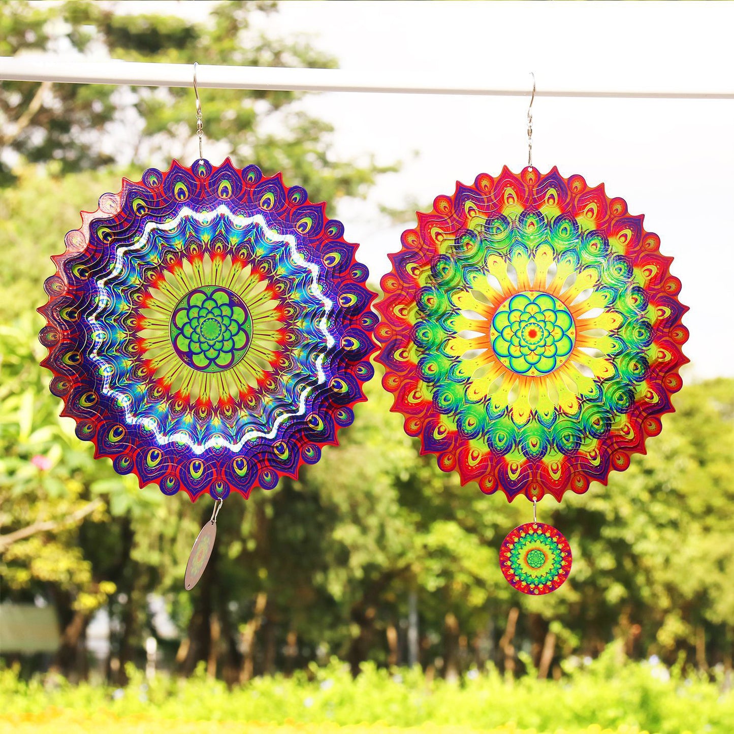 Stainless Steel Mandala Windspinner