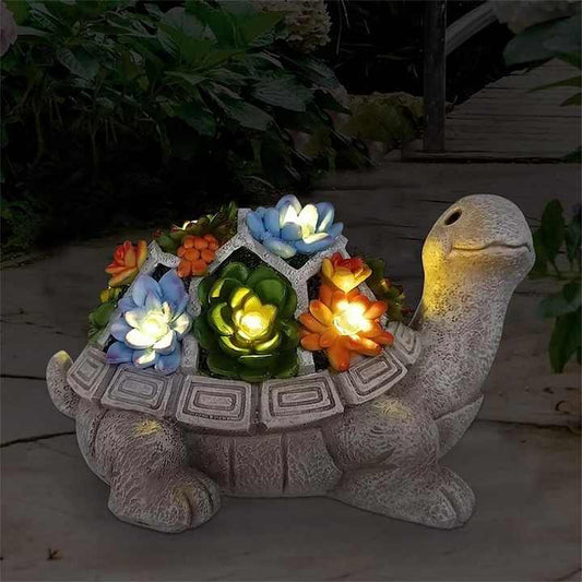 Solar Succulent Turtle