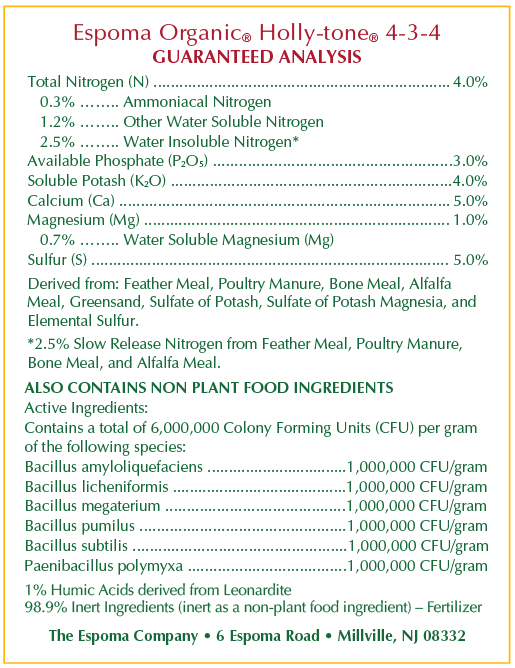 Holly-tone Evergreen & Azalea Food-4 lbs.