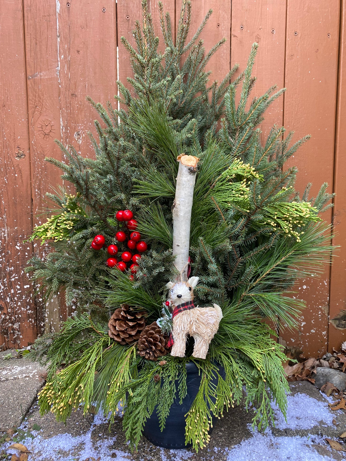 Raindeer Christmas Pot