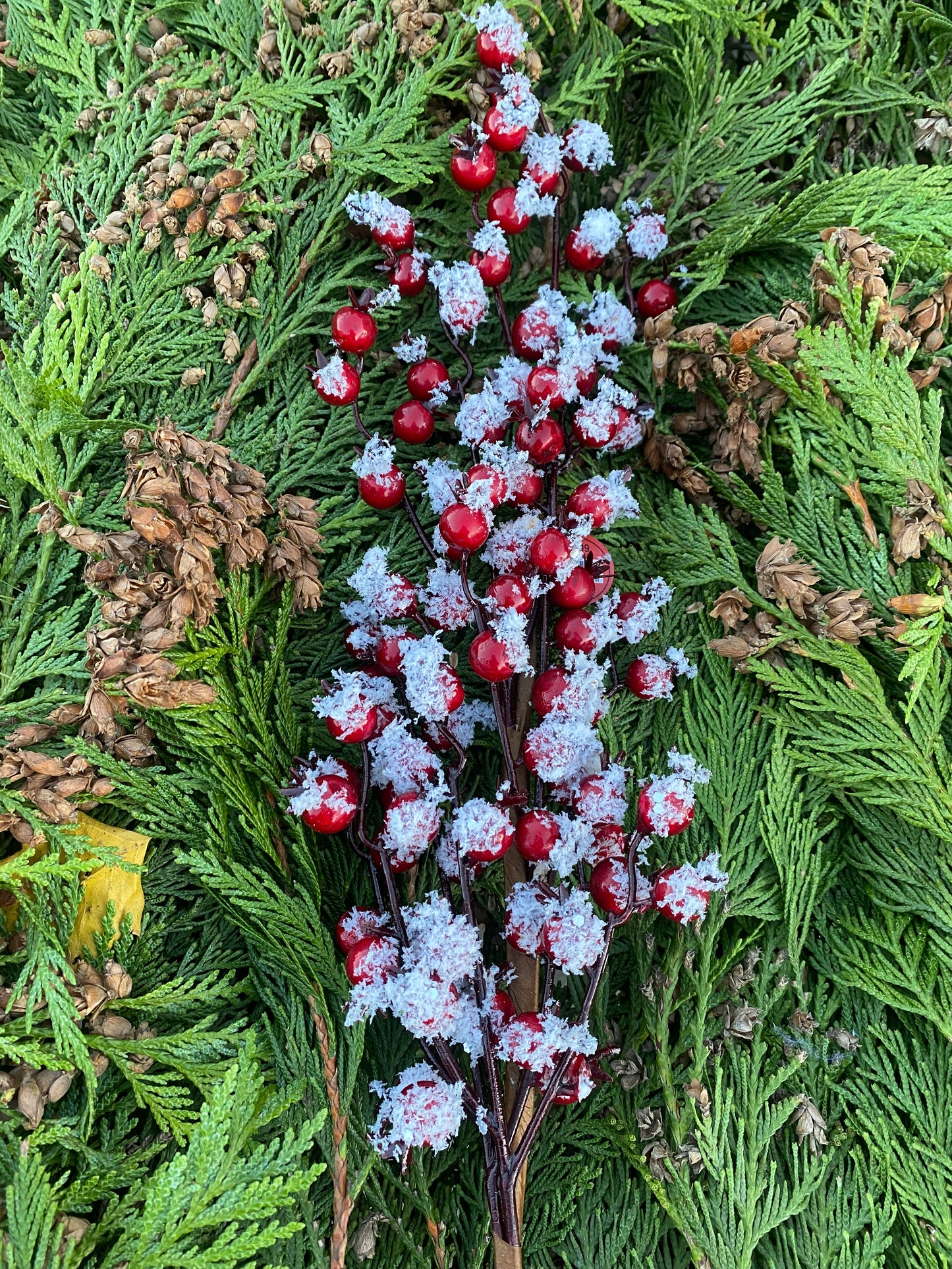 Red Snow Berry Pick 28"