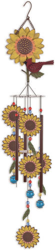 Cardinal And Sunflower Chime