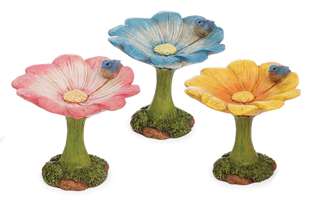 Flower Birdbath