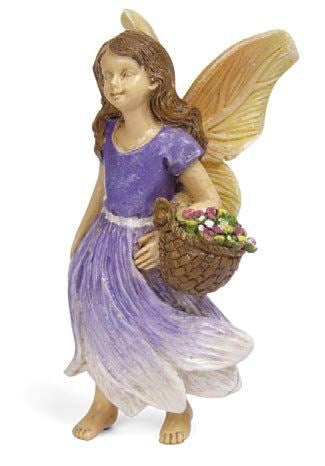 Gathering Flowers - Fairy With Basket