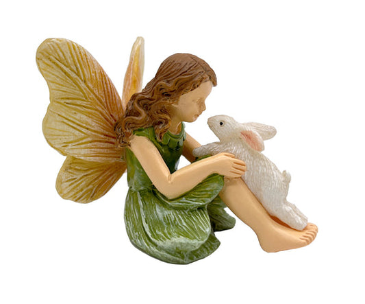 Furry Friends - Fairy With White Rabbit