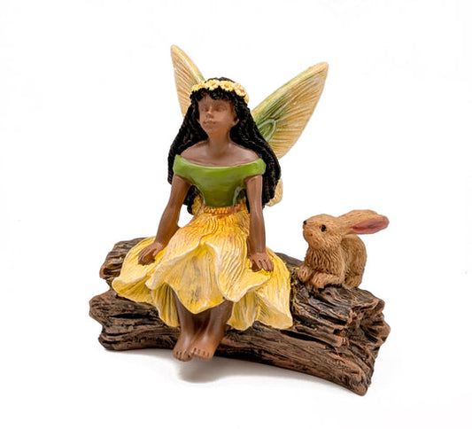 Sitting With Friends - Fairy With Rabbit