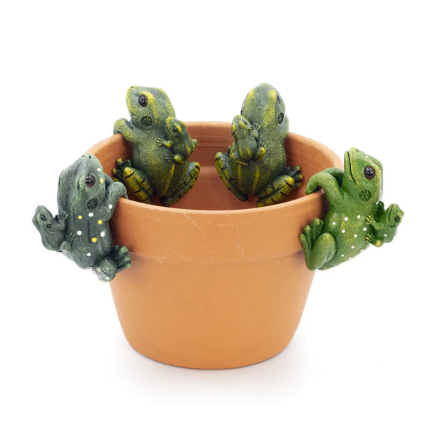 Double Frog Pot Hanger Medium