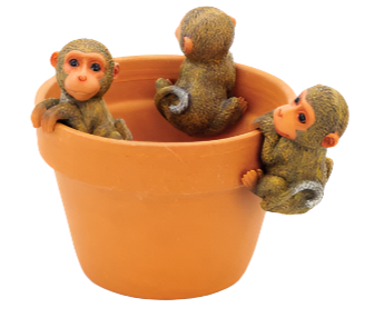 Monkey Pot Hanger Medium