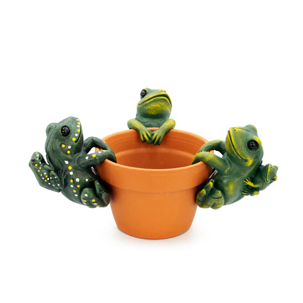 Jumbo Double Frog Pot Hanger