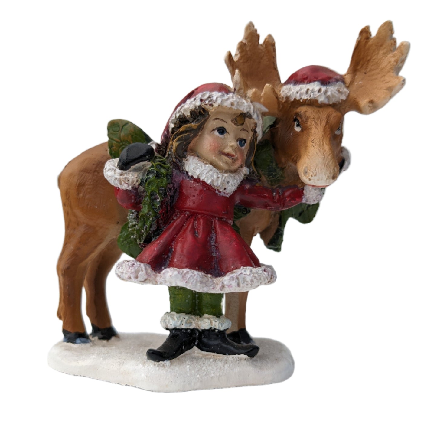 Christmas Fairy w/moose