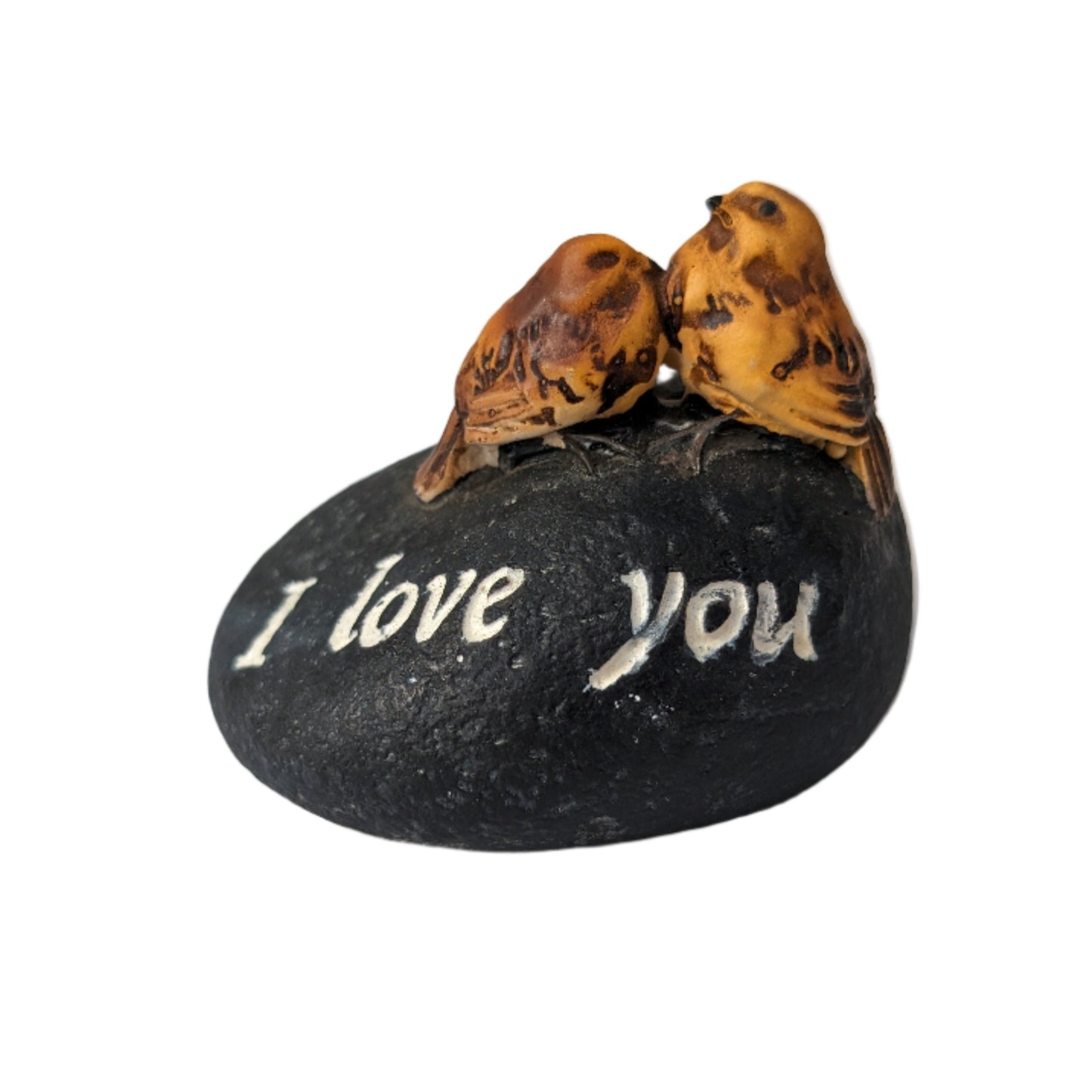 Bird Stone "I Love You"