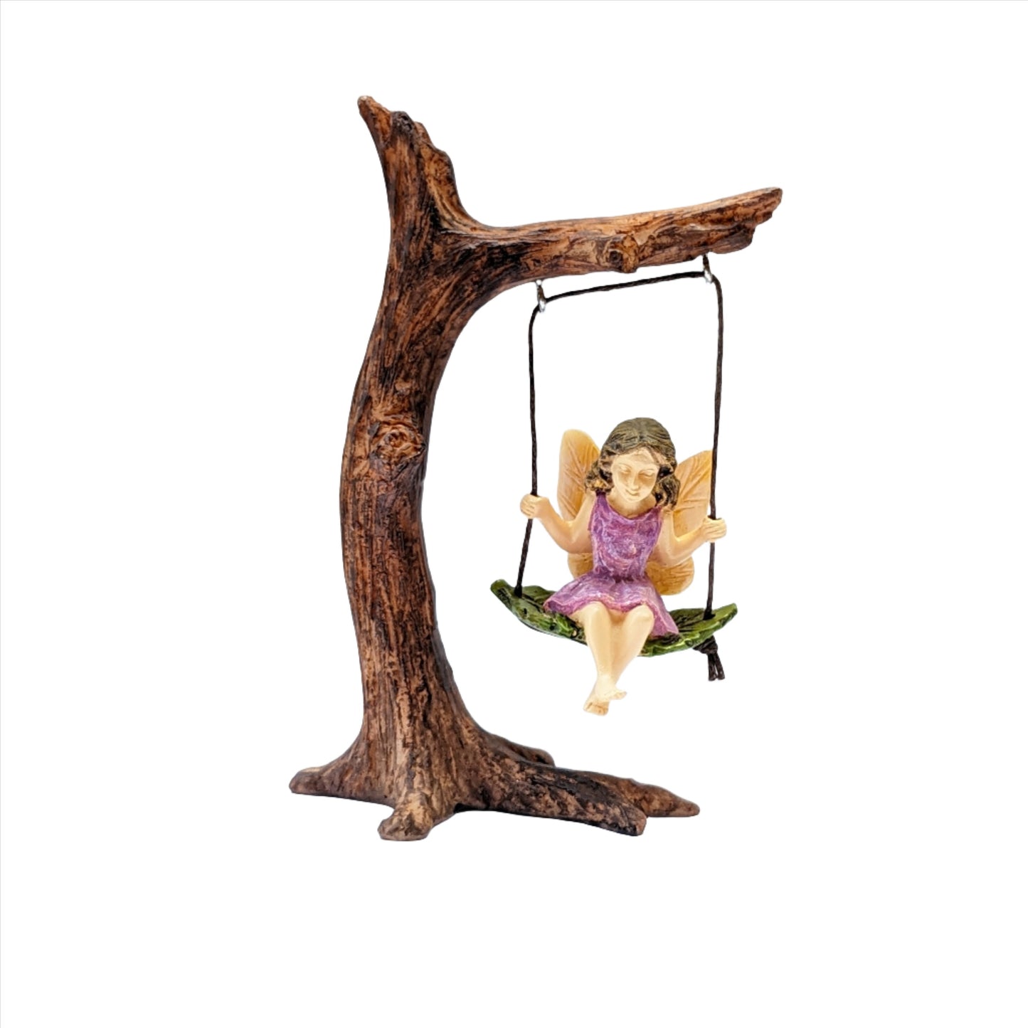 Tree Swing-Purple dress