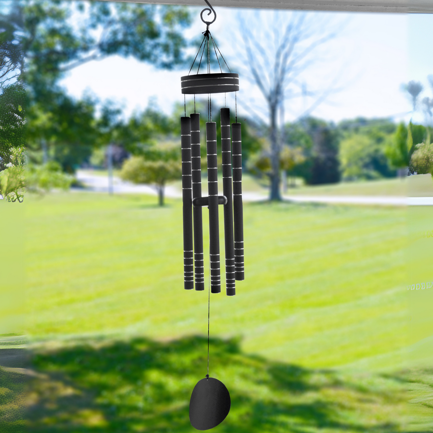 Black Classic Wind Chime – 40″