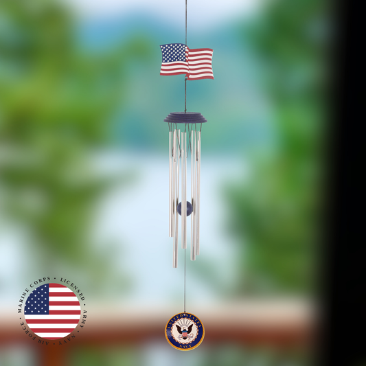 Chime Navy Flag Topper