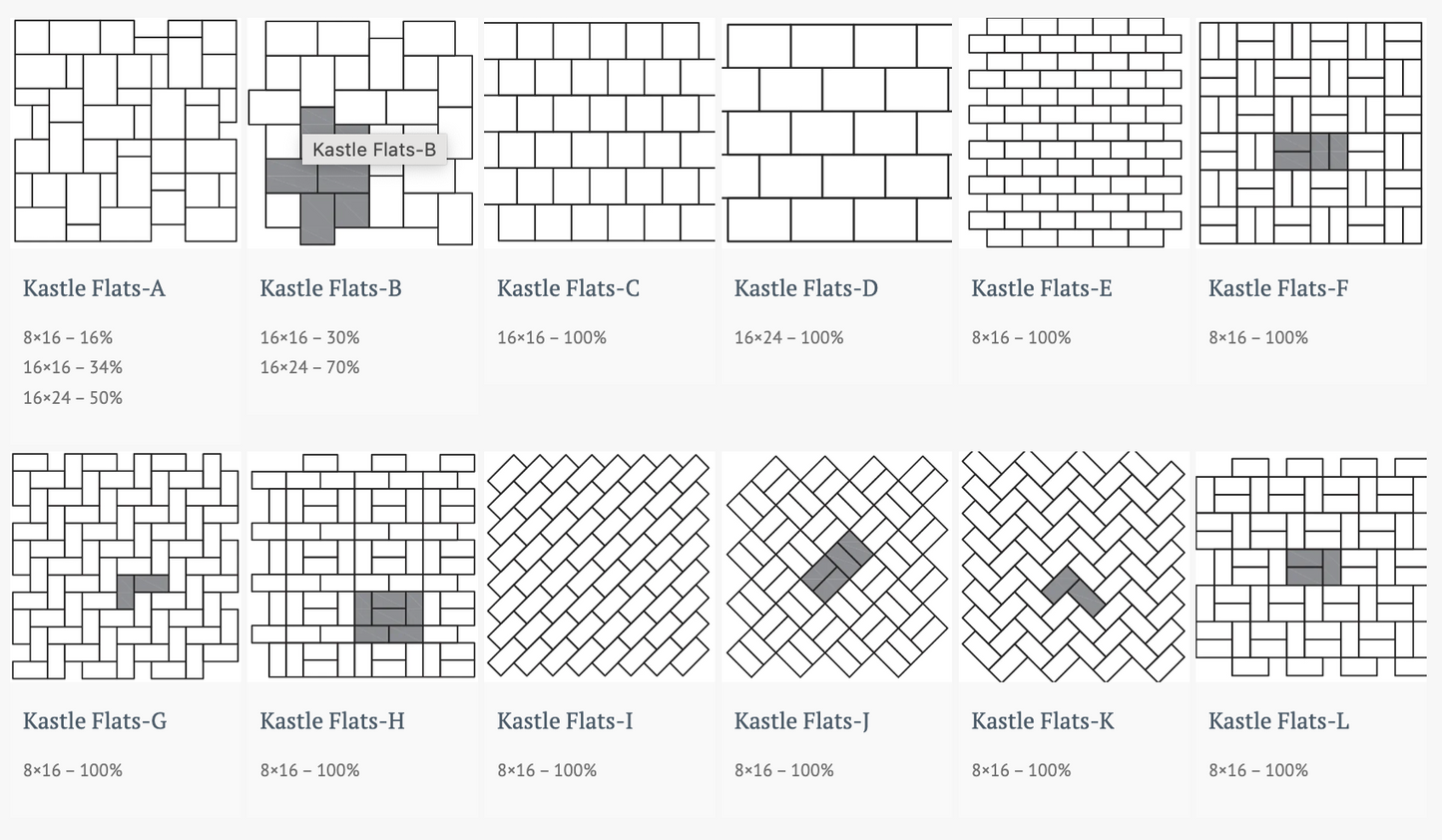 Kastle Flats- Smooth or Textured