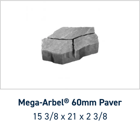 Mega-Arbel Paver  60mm