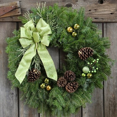 25" Wintergreen Wreath