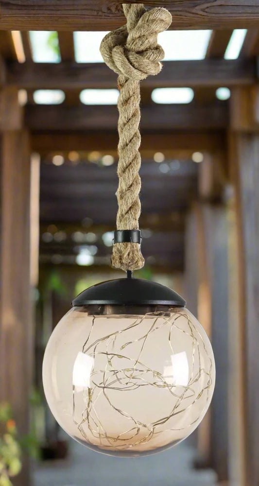 Solar Hanging Champagne Ball Lights