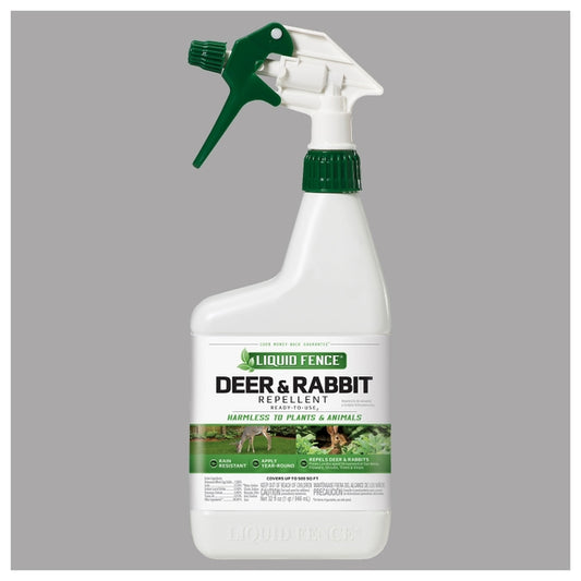 Deer & Rabbit Repellent Liquid Fence-32 oz