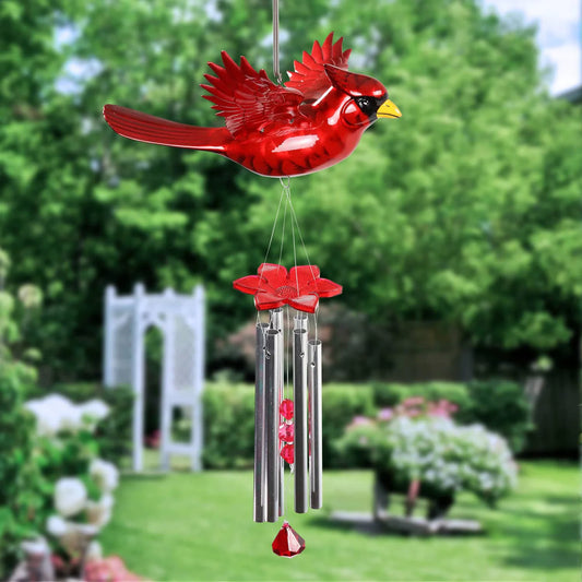 Windy Wings Cardinal Windchimes