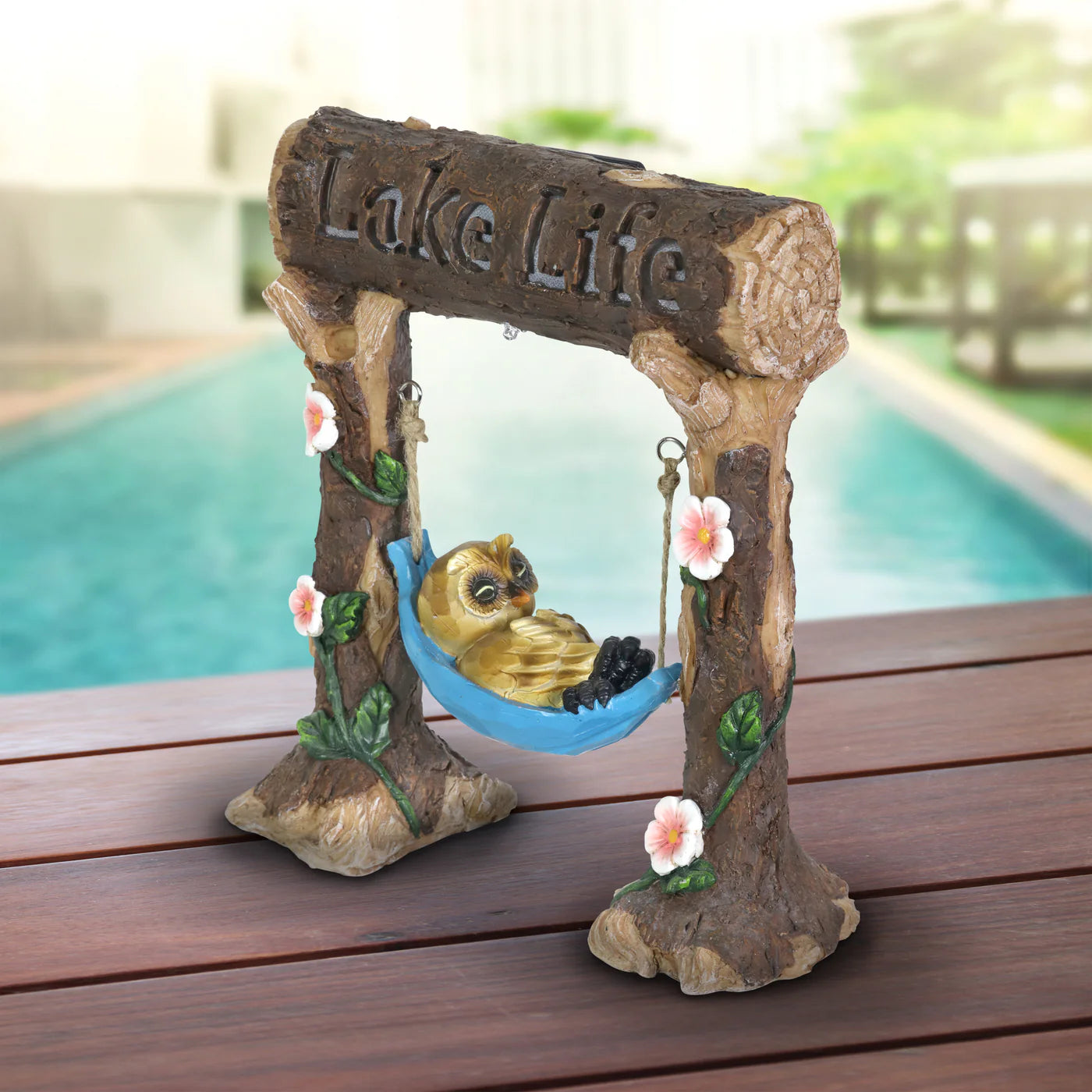 Solar Lake Life Owl Hammocker