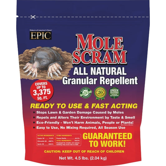 Mole Scram Repellent Granular 4.5LB