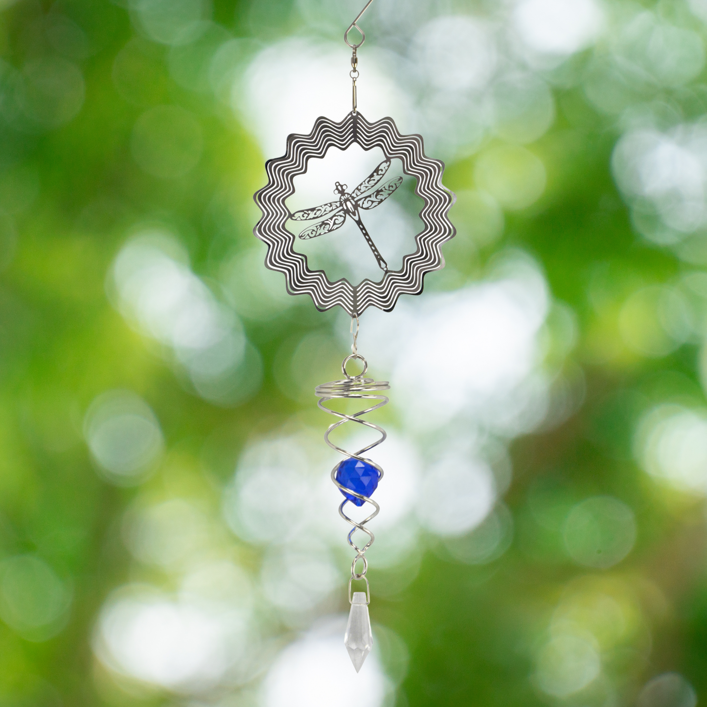 Dragonfly Suncatcher -Blue Crystal