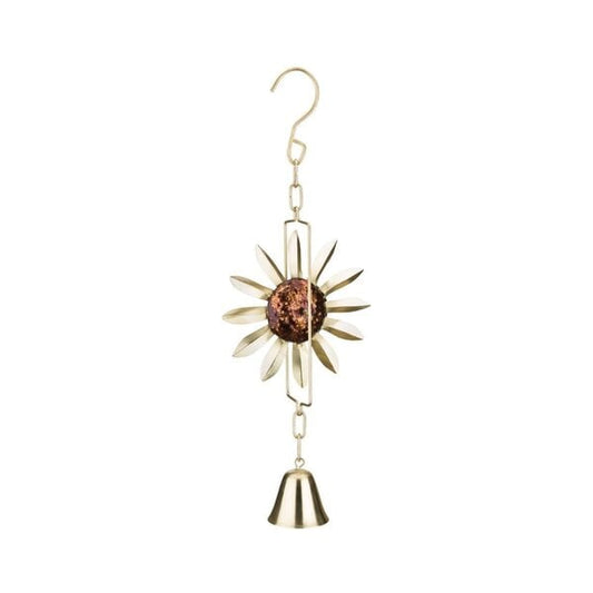 Metal Garden Bell - Sunflower