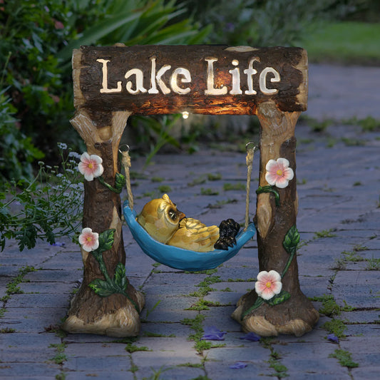 Solar Lake Life Owl Hammocker