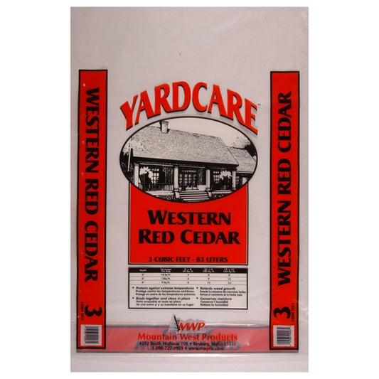 Western Red Cedar Mulch 3 Cu. Ft.  Bags