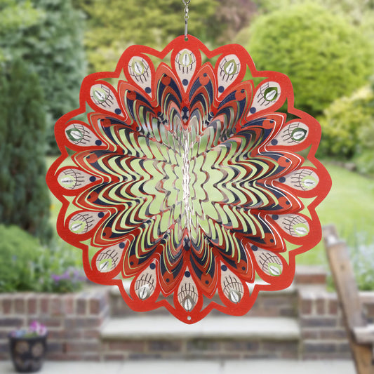 Red Black Mandela Spinner